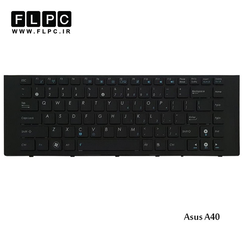 کیبورد لپ تاپ ایسوس Asus Laptop Keyboard A40 مشکی