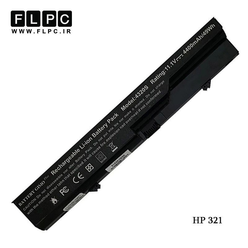 باتری لپ تاپ اچ پی HP Compaq 321 _4400mAh برند GIMO Plus - لپ تاپ پارت