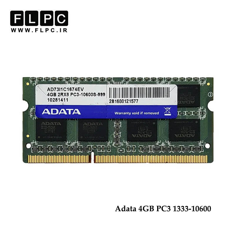 رم لپ تاپ 4 گیگ Adata DDR3-PC3 (1333-10600)