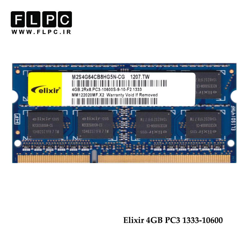 رم لپ تاپ 4 گیگ Elixir DDR3-PC3 (1333-10600)