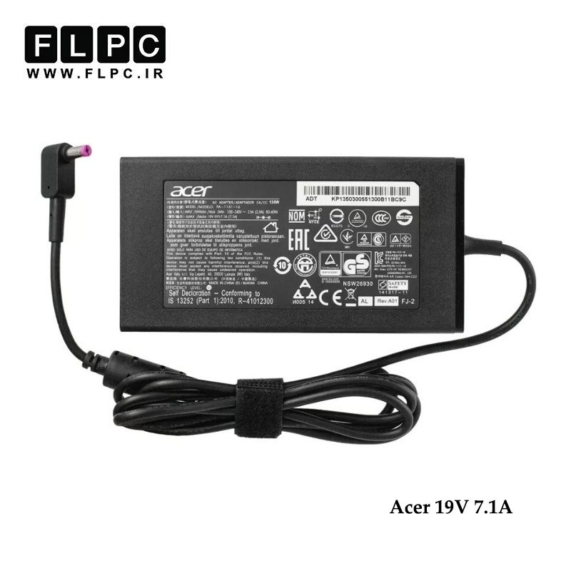 آداپتور لپ تاپ ایسر Acer 19V 7.1A Slim Org Plus _5.5*1.7