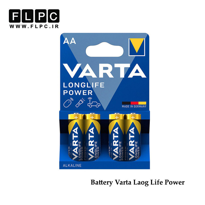 باتری قلمی وارتا مدل Long Life Power بسته 4 عددی