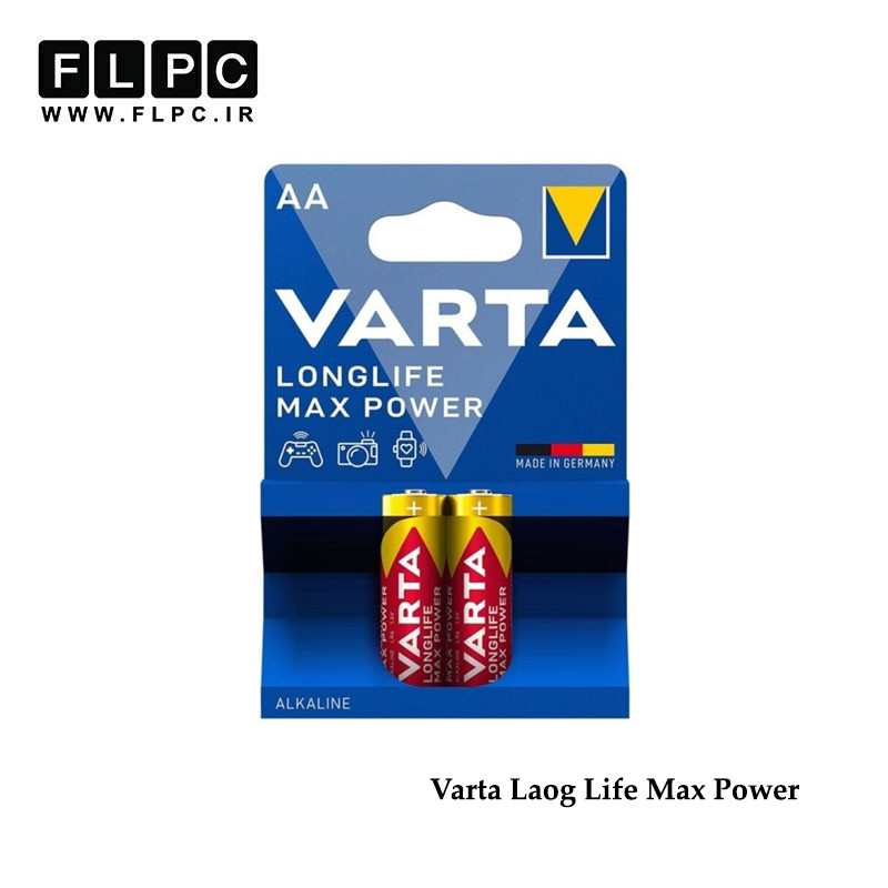 باتری قلمی وارتا مدل Long Life Max Power بسته 2 عددی