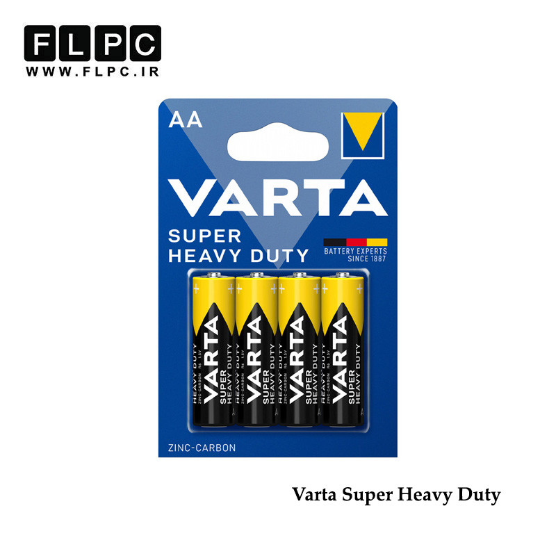 باتری قلمی وارتا مدل Super Heavy Duty بسته 4 عددی