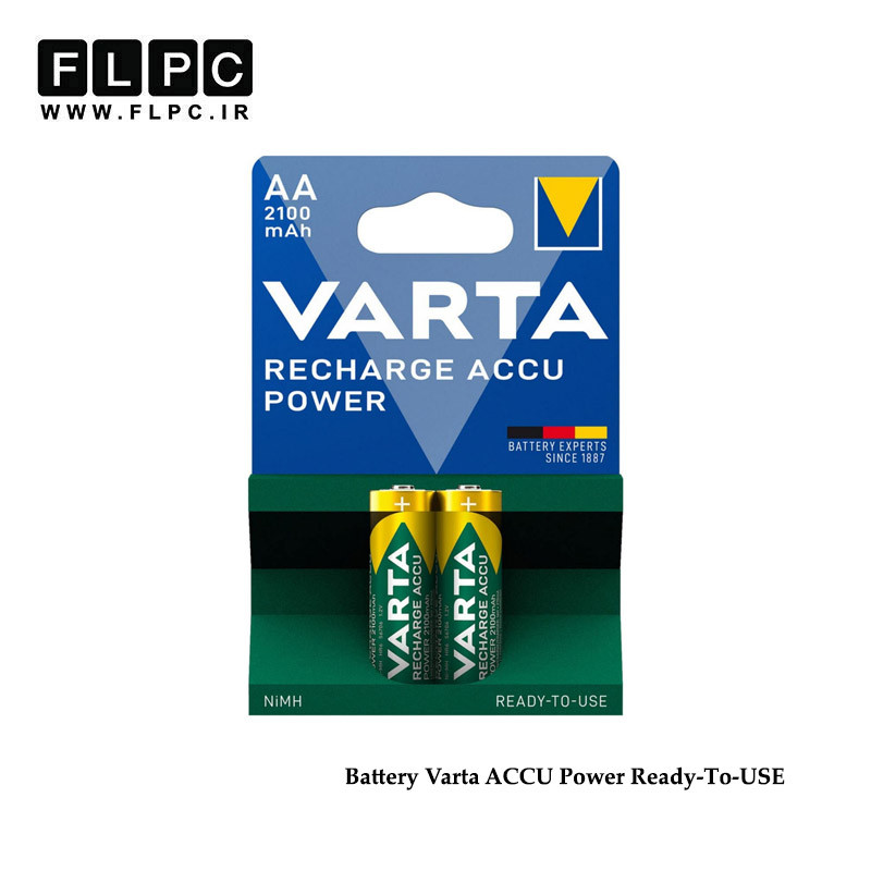 باتری قلمی شارژ وارتا مدل ACCU Power Ready-To-USE _2100mAh بسته 2 عددی