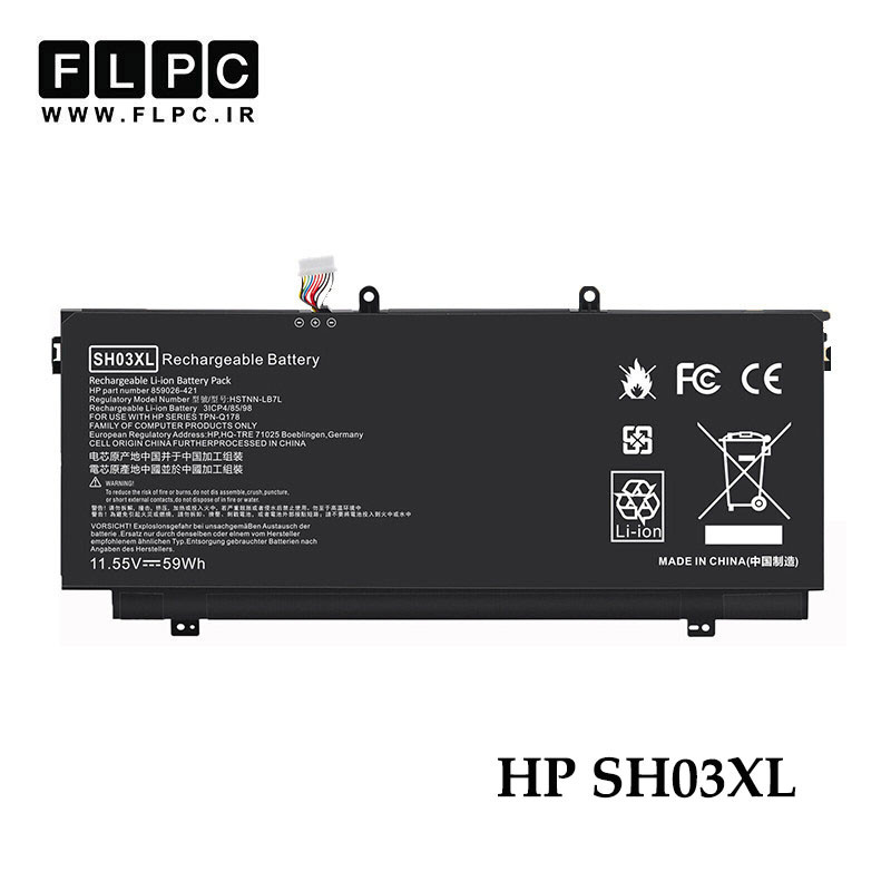 باتری لپ تاپ اچ پی HP SH03XL _4900mAh