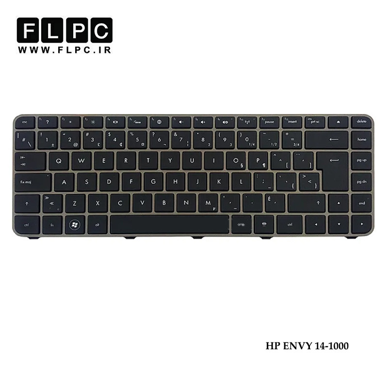 کیبورد لپ تاپ اچ پی HP Envy 14-1000 با بک لایت -با فریم نوک مدادی
