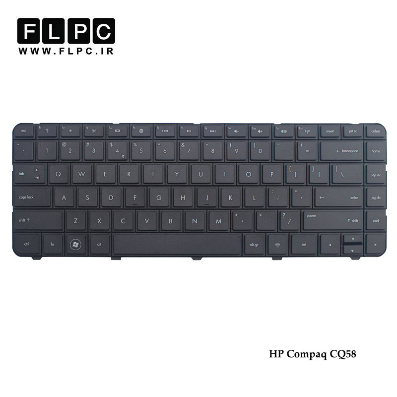 کیبورد لپ تاپ اچ پی HP Compaq CQ58 مشکی