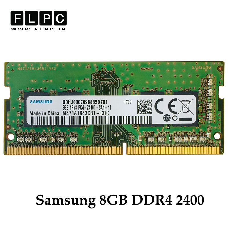 رم لپ تاپ 8 گیگ Samsung DDR4-PC4 (2400) CL17 _M471A1K43CB1-CRC