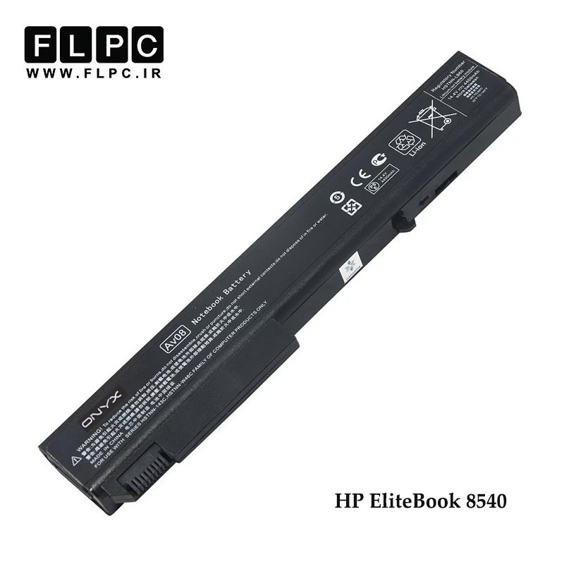 باتری لپ تاپ اچ پی HP EliteBook 8540 _4400mAh برند ONYX