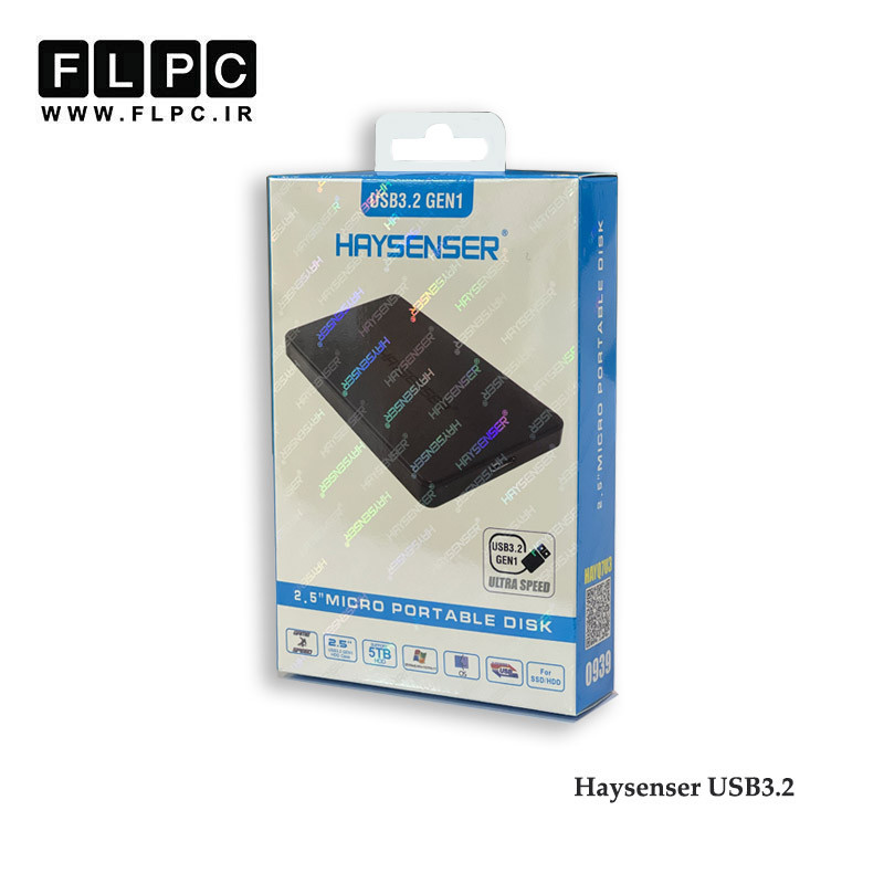 باکس هارد لپ تاپ Haysenser Micro Portable 2.5inch USB 3.2