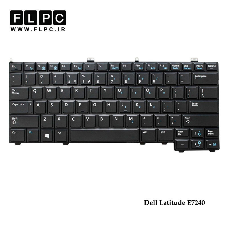 کیبورد لپ تاپ دل Dell Latitude E7240 مشکی-بدون فریم