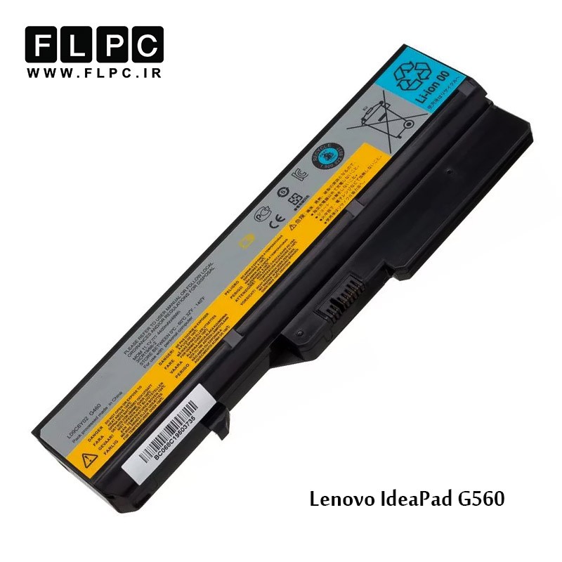 باطری لپ تاپ لنوو Lenovo Labtop Battery IdeaPad G560 -6cell
