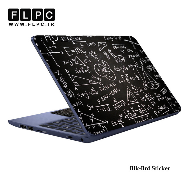 استیکر لپ تاپ مدل Blk-Brd به همراه برچسب حروف فارسی