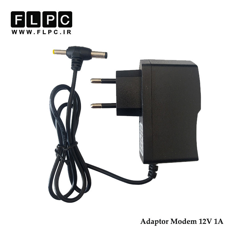 آداپتور مودم 12V 1A دو سر