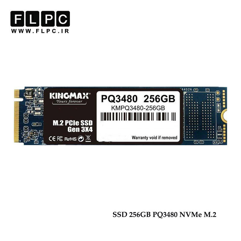 هارد SSD لپ تاپ 256 گیگابایت Kingmax مدل PQ3480 NVMe M.2