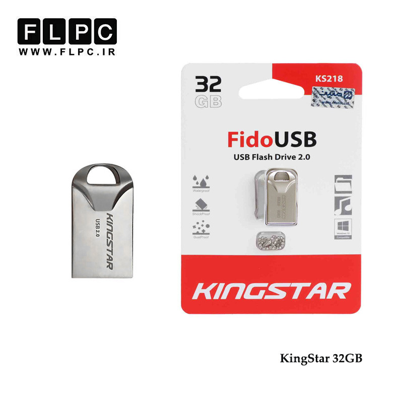 فلش مموری Kingstar مدل KS218 ظرفیت 32 گیگابایت - نقره ای