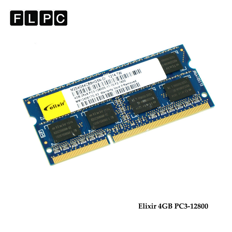 رم لپ تاپ 4 گیگ Elixir DDR3-PC3 (1600-12800)