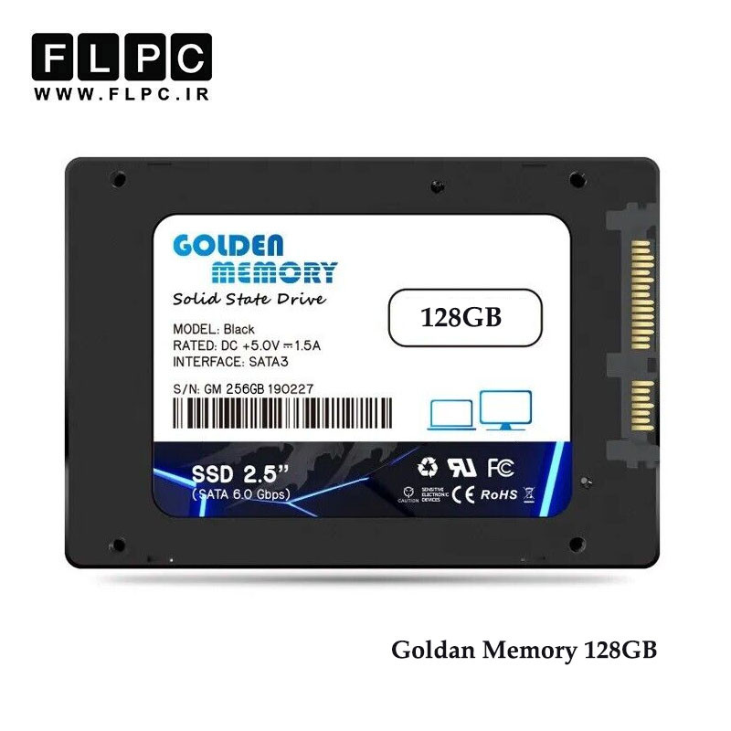 هارد SSD لپ تاپ 128 گیگابایت Golden Memory