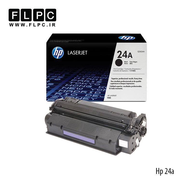کارتریج تونر مشکی طرح اصلی Hp مدل 24A