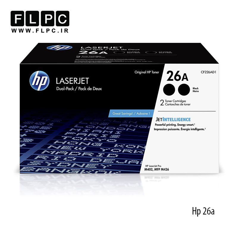 کارتریج تونر مشکی طرح اصلی Hp مدل 26A