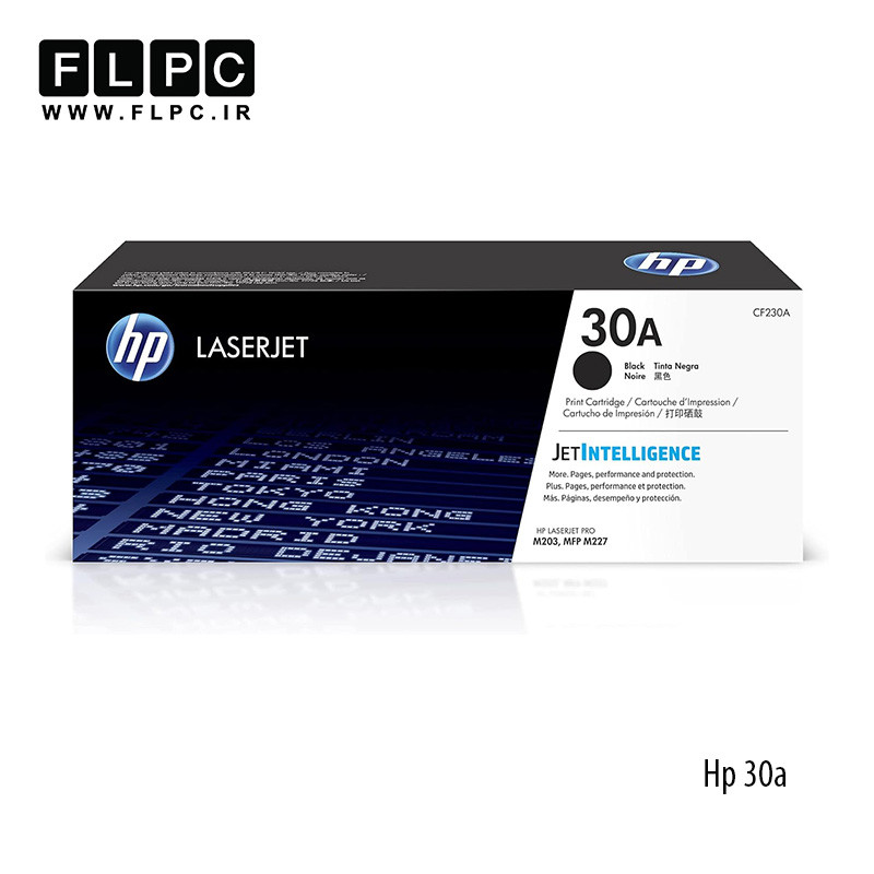 کارتریج تونر مشکی طرح اصلی Hp مدل 30A