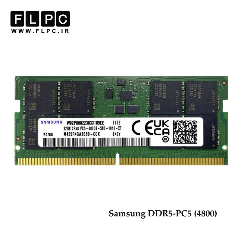 رم لپ تاپ 32 گیگابایت Samsung DDR5-PC5 (4800)