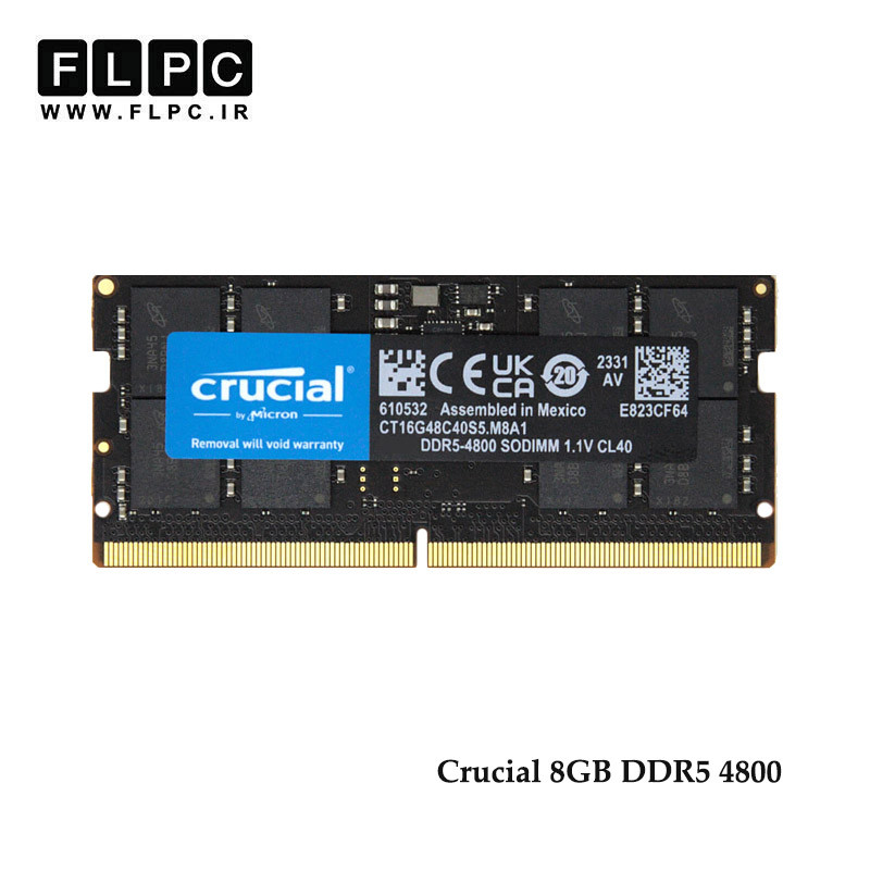 رم لپ تاپ 8 گیگابایت Crucial DDR5-PC5 (4800)