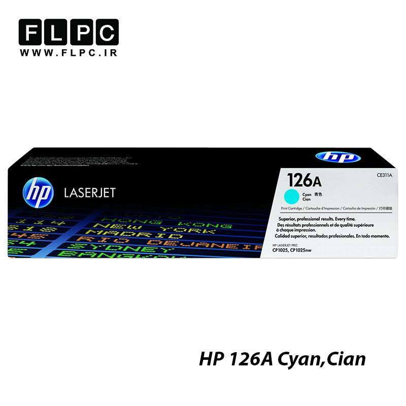 کارتریج تونر آبی طرح اصلی Hp مدل 126A