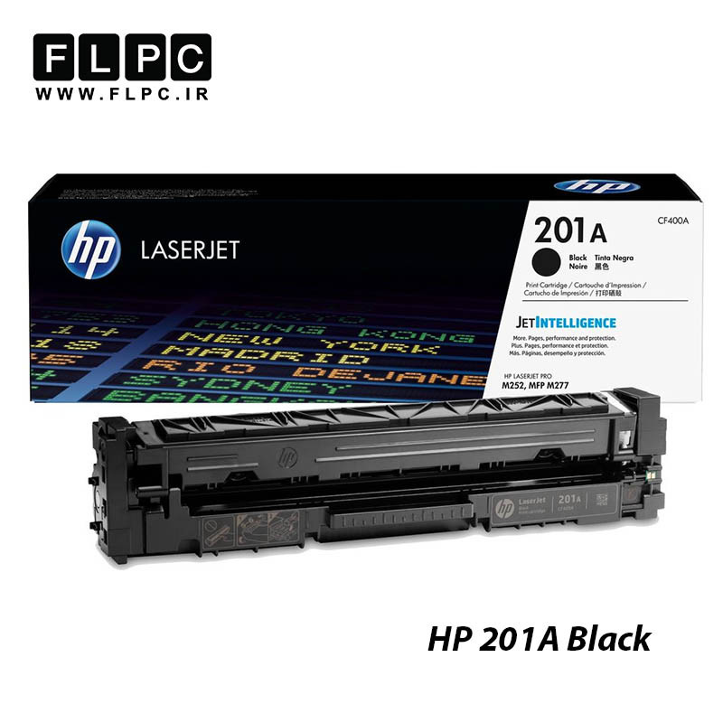 کارتریج تونر مشکی طرح اصلی Hp مدل 201A