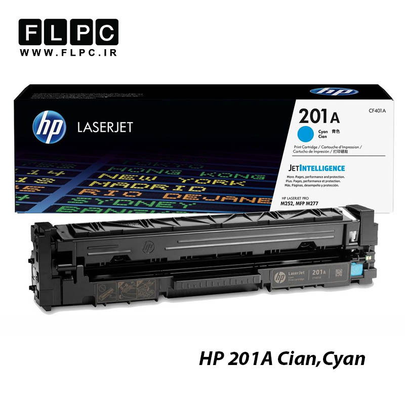 کارتریج تونر آبی طرح اصلی Hp مدل 201A