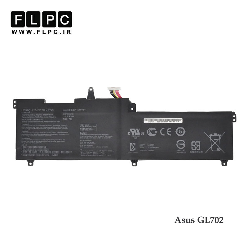 باتری لپ تاپ ایسوس Asus GL702 _4200mAh برند MM