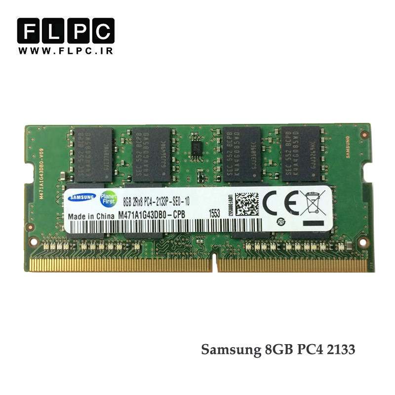 رم لپ تاپ 8 گیگ Samsung DDR4-PC4 (2133) CL15 _M471A1K43BB0-CPB