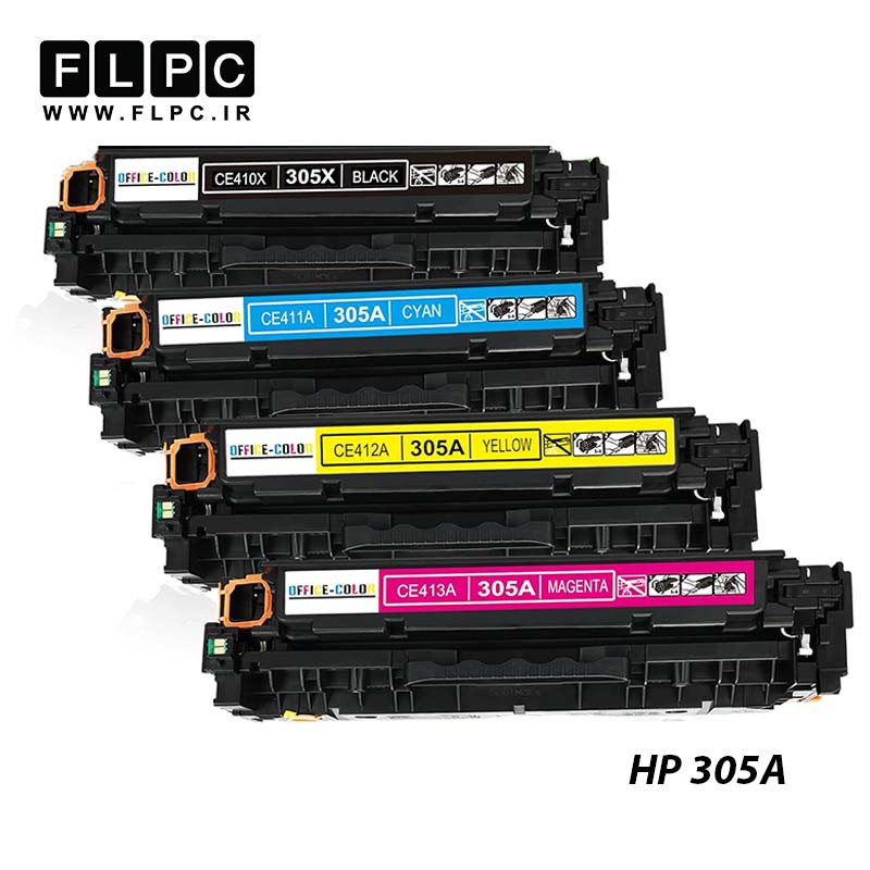 کارتریج تونر رنگی طرح اصلی Hp مدل HP 305A