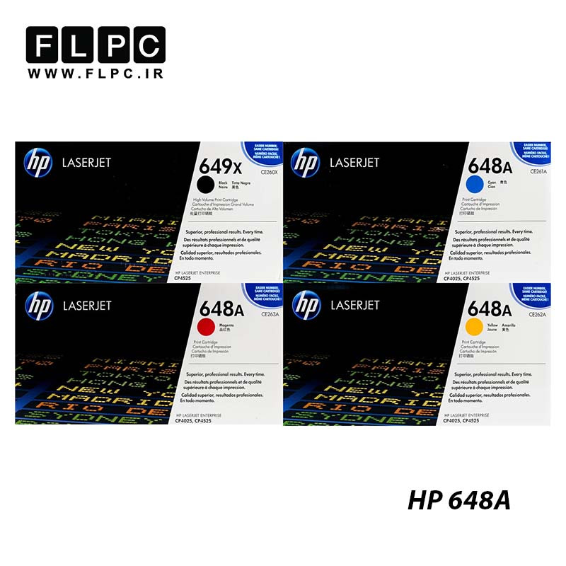 کارتریج تونر رنگی طرح اصلی Hp مدل HP 648A