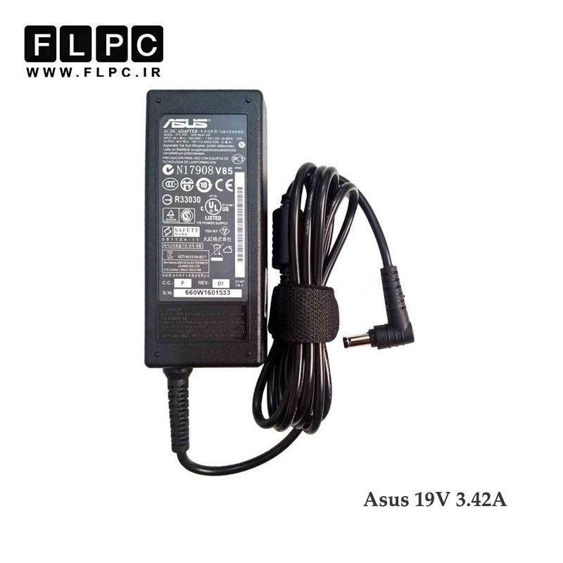 آداپتور لپ تاپ ایسوس Asus 19V 3.42A Delta Org _5.5*2.5