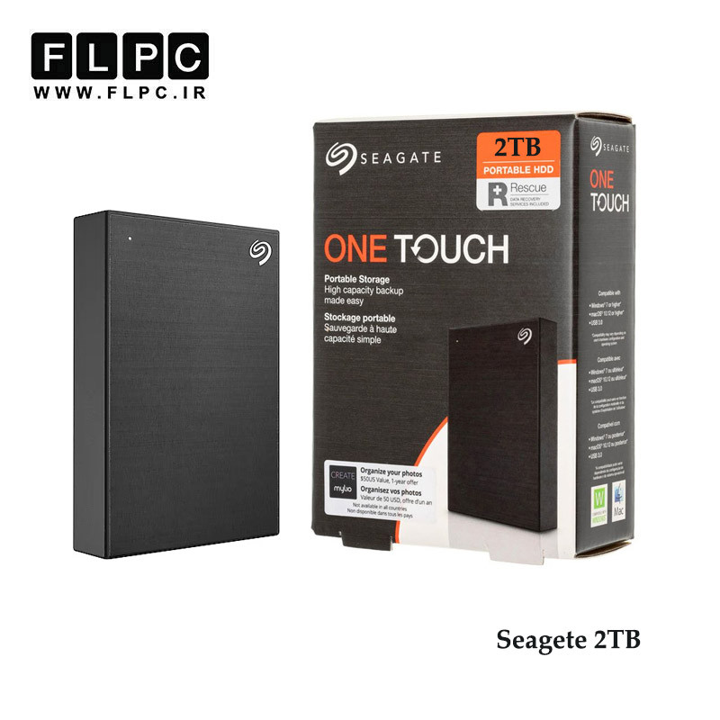 هارد اکسترنال 2 ترابایت Seagate مدل One Touch