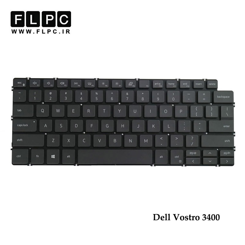 کیبورد لپ تاپ دل Dell Vostro 3400 مشکی-اینترکوچک-بدون فریم