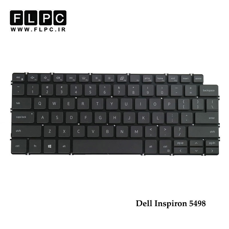 کیبورد لپ تاپ دل Dell Inspiron 5498 مشکی-اینترکوچک-بدون فریم
