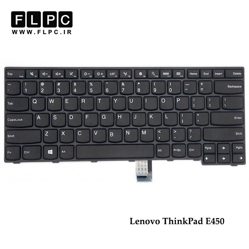 کیبورد لپ تاپ لنوو Lenovo ThinkPad E450 مشکی-بدون موس-با فریم