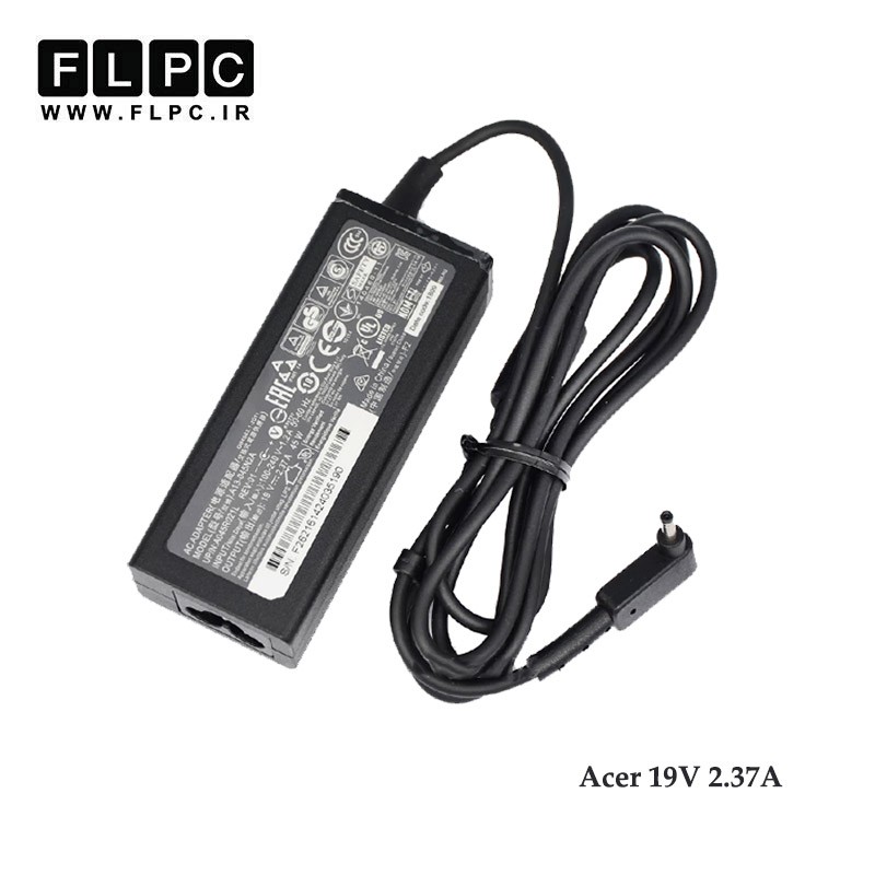 آداپتور لپ تاپ ایسر Acer 19V 2.37A  _3.0*1.1 سرریز