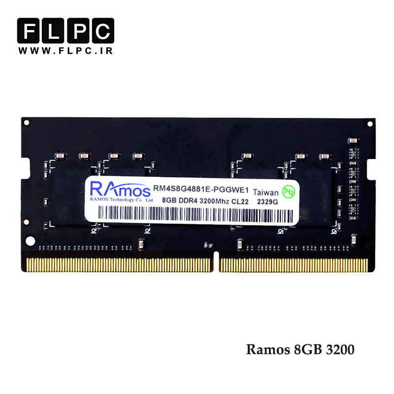 رم لپ تاپ 8 گیگ Ramos DDR4-PC4 (3200)
