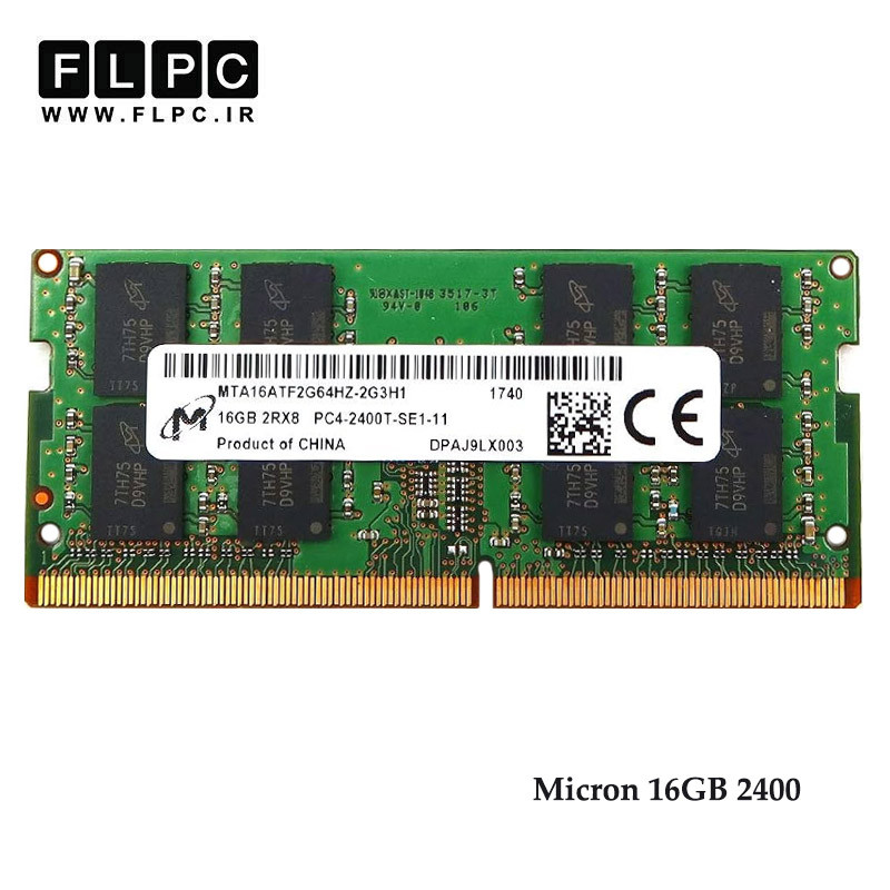 رم لپ تاپ 16 گیگ Micron DDR4-PC4 (2400)