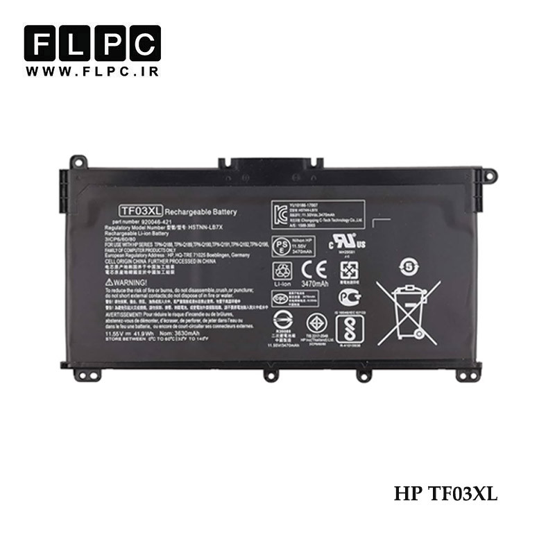 باتری لپ تاپ اچ پی HP TF03XL _3500mAh