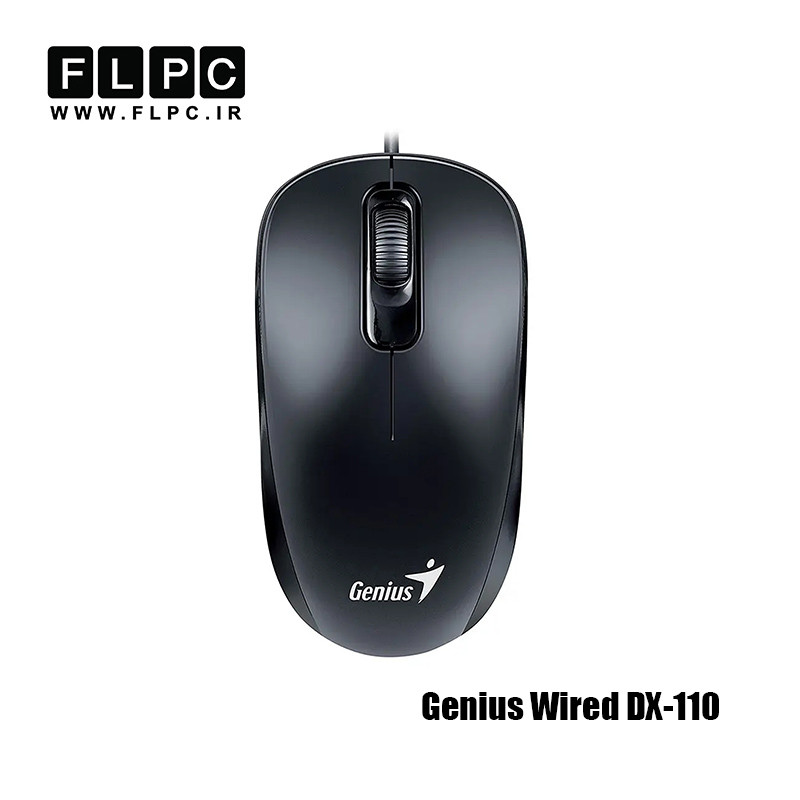 ماوس با سیم جنیوس مدل Genius DX-110 مشکی