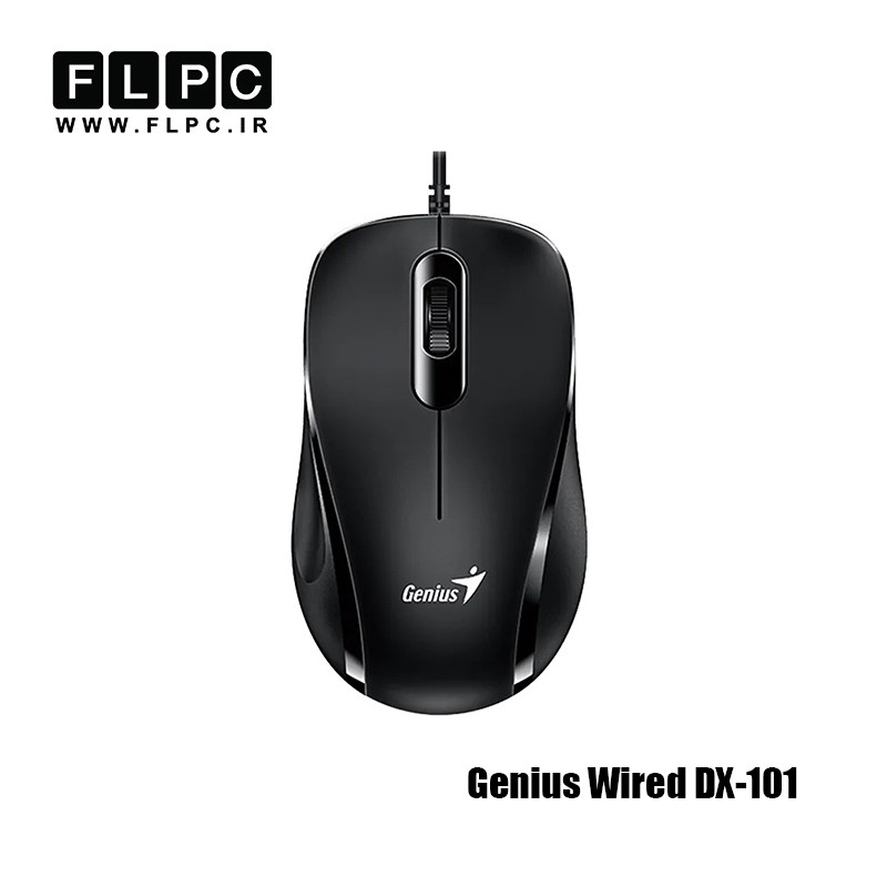 ماوس با سیم جنیوس مدل Genius DX-101 مشکی