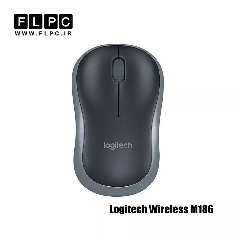 ماوس بی سیم لاجیتک مدل Logitech M186 مشکی