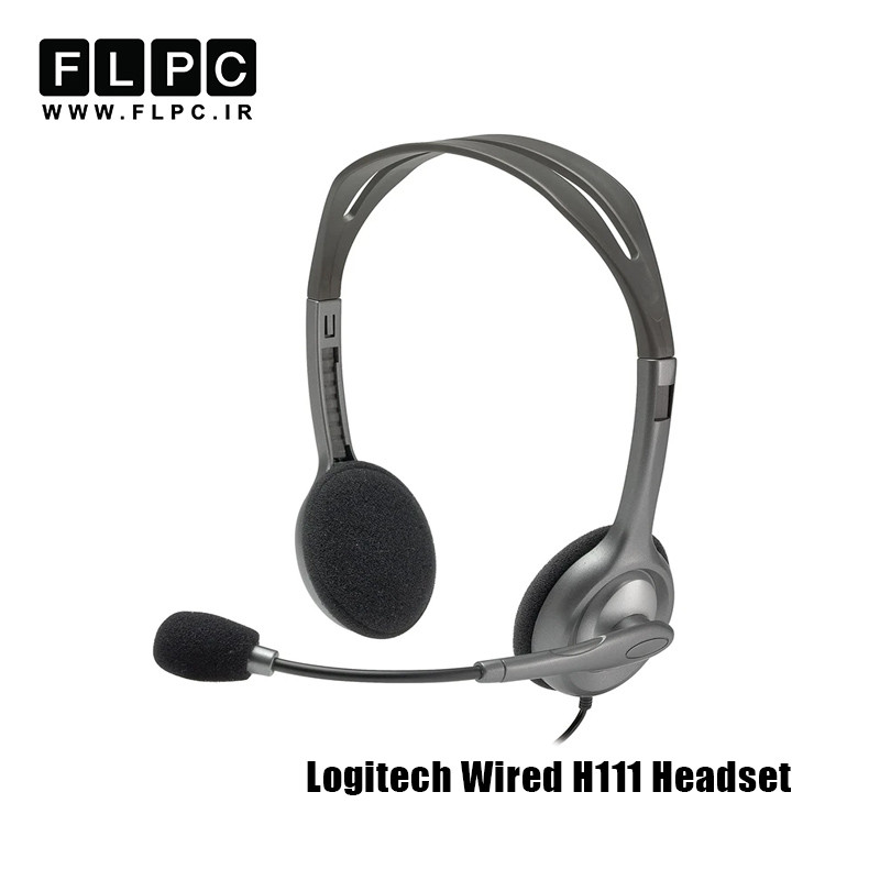 هدفون با سیم لاجیتک مدل Logitech Headphone H111