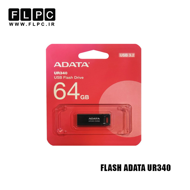 فلش مموری 64 گیگابایت Adata مدل ROYAL UR340 مشکی
