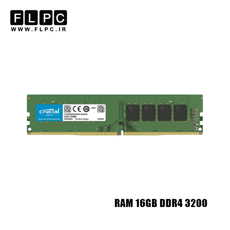 رم کامپیوتر 16 گیگ Crucial DDR4-PC4 (3200)